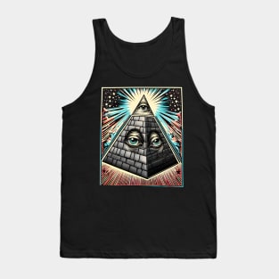 illuminati eye - illuminati all seeing eye Tank Top